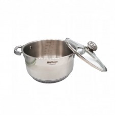 CRATITA INOX CU CAPAC 6.5L 24X14.5CM HF-4465..
